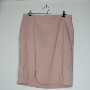Pierre Cardin Pink Pencil Skirt Sz 36X